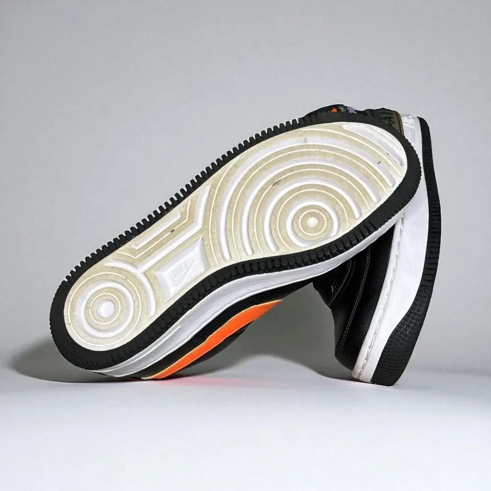 Nike Air Force 1 Pixel Black (Women's) sz 8 Multicolored Swoosh